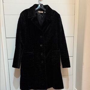 Elegant Black Teddy Coat